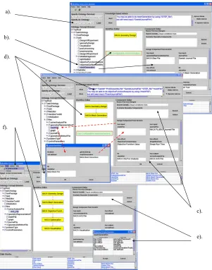 Fig. 4. Screenshots of Workflow Construction Environment 