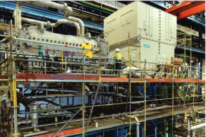Figure 1. Example of a 80 MW large electric driven train at the Mega Test Center in Duisburg  Operational flexibility is another key criteria for large turbo compressor strings