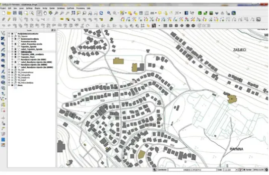 Fig. 6. Map on screen.