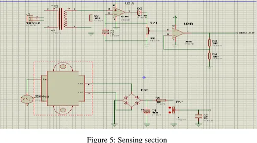 Figure 5: Sensing section 