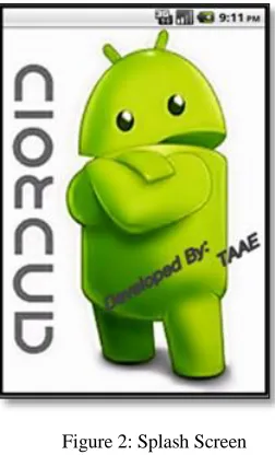 Figure 2: Splash Screen 