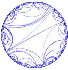 Figure 8.A continuous triangulation with Euclidean chords and its h-version.