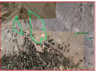 Table 6. Areas prone to flood spreading in the area county of Pakdasht 