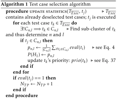 Fig. 9 shows the logic for managing soft selection de-cisions: Let us assume thatis analyzed by the linear classiﬁer