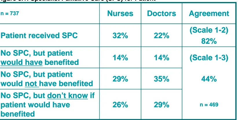Figure 8.1: Specialist Palliative Care (SPC) for Patient