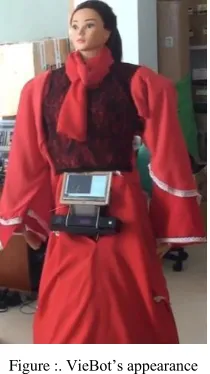Figure :. VieBot’s appearance 