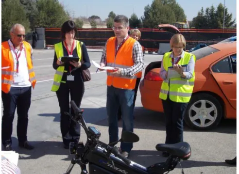 Figure 9 Teams undergoing training in Spain 