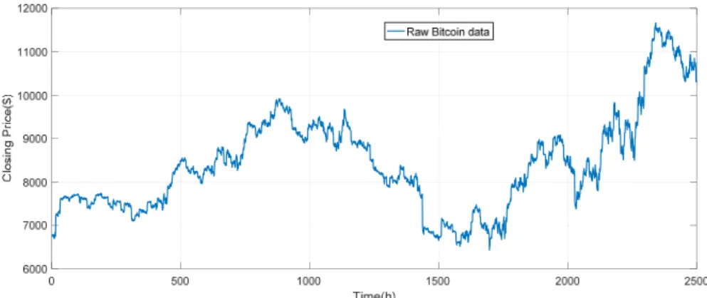 Fig. 4. The raw Bitcoin data 