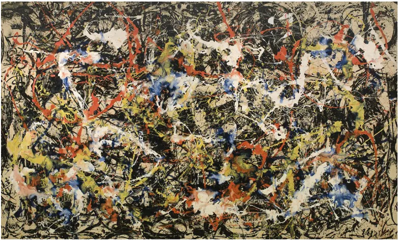Figure 12: Jackson Pollock, Blue Poles, 1952.