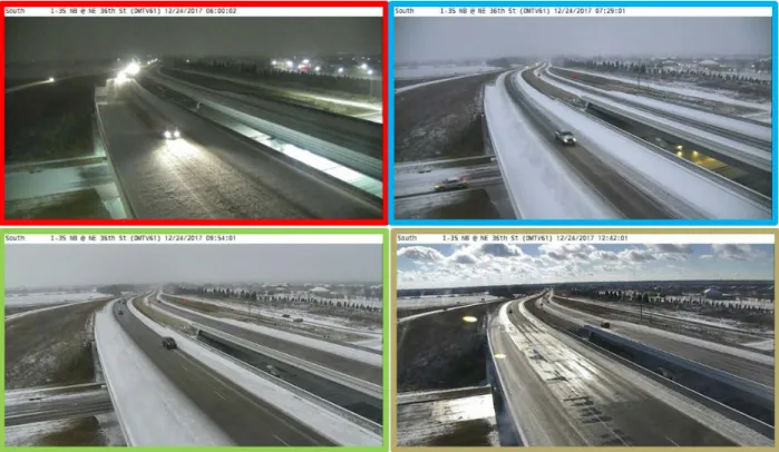 Figure 3.7 Event #1 Roadway Surface Conditions 