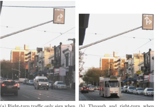 Figure 2.6: VMS of the intermittent bus lane in Melbourne, Australia (source: Currie and Lai (2008))