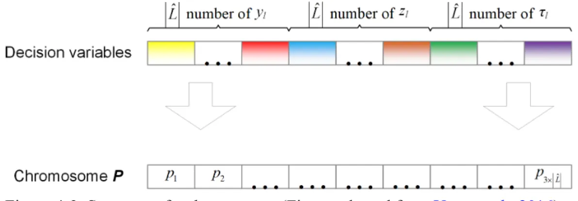 Figure 4-3. Structure of a chromosome (Figure adapted from Yang et al., 2016). 
