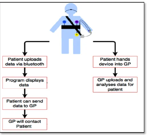 Figure 1: Functional overview of the Health Monitoring System 