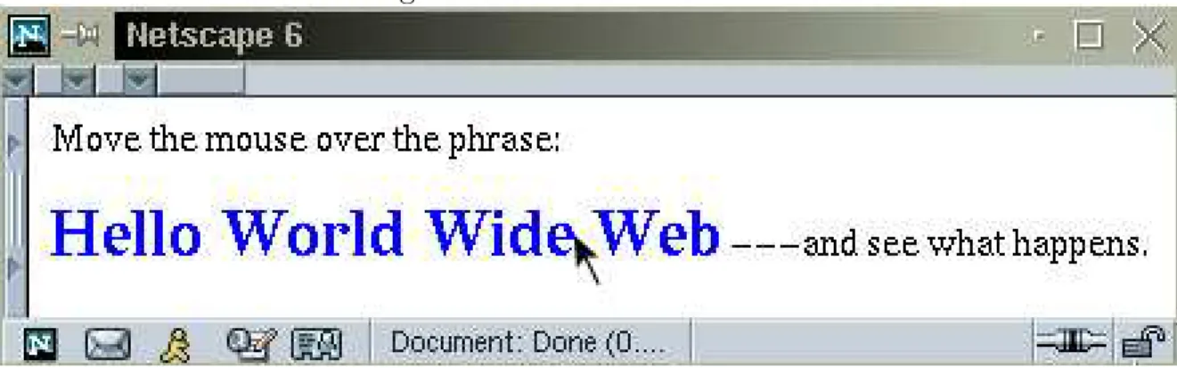 Figure 10.4: Mouse over Phrase