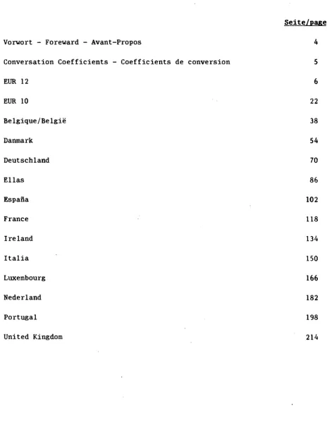 TABLE DES MATIERES 