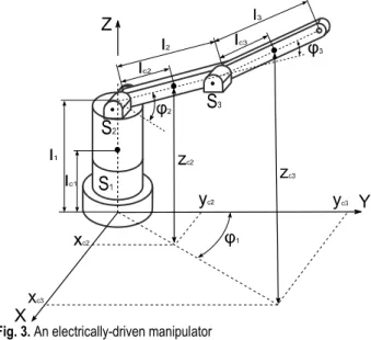 Fig. 3. An electrically-driven manipulator 