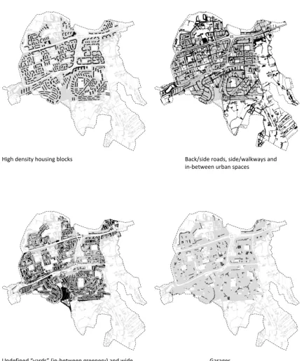 Figure 5: Mănăştur: urban elements 