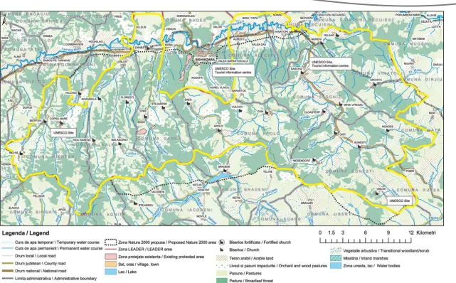 Figure 2: Research area where cases were selected 