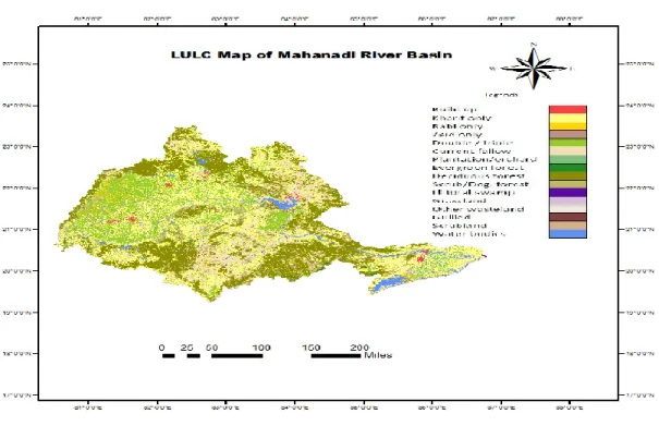 Fig. 3.3: Land Use and Land Cover map of the present study 