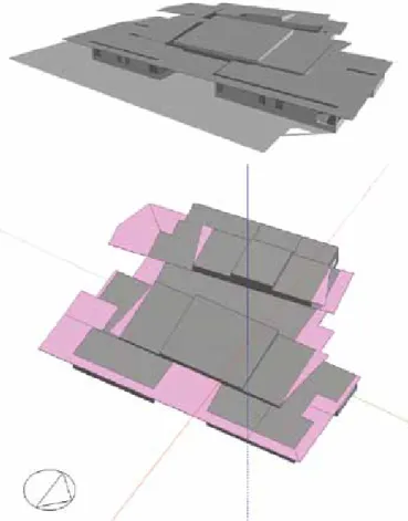 Figure 1:  The building model used for simulations.