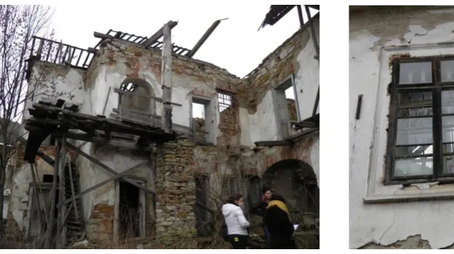 Figure 4: Reformed Parsonage courtyard view                        Figure 5:  Window detail  