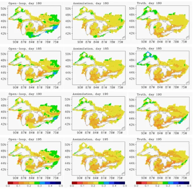 Fig. 2.4   Similar to Fig. 2.3, but for root-zone (top 35 cm) soil moisture, which is a depth- depth-weighted average of soil moisture in the model’s top two layers (0-10 and 10-35 cm)