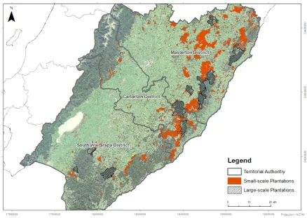 TABLE 1. Multiple linear models (Xu et al. 2018) selected for estimating forest stand variables 