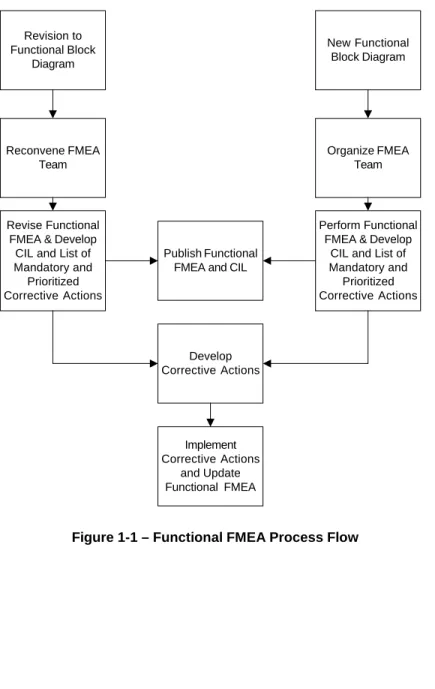 Figure 1-1 – Functional FMEA Process Flow
