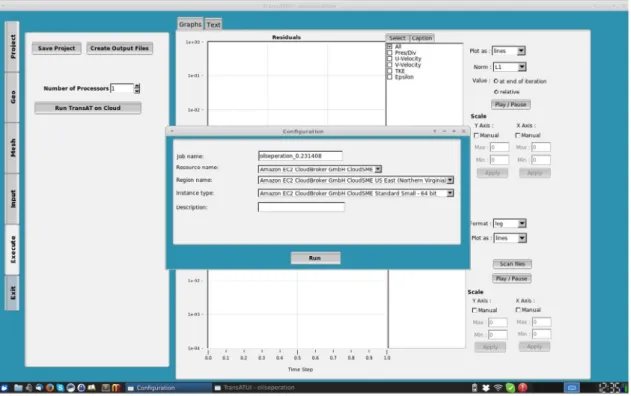 Fig. 10. Mapping a TransAT simulation to cloud resources via CloudBroker.