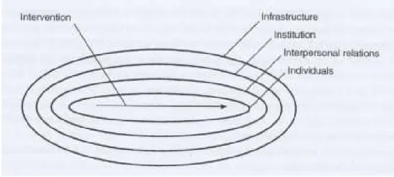 Figure 3.4 The intervention as a product of its context (Pawson, 2006) 