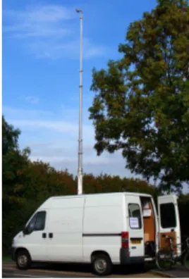 Fig. 2. The I RISYS infrared sensor being used to count cars in Cambridge, October 2006