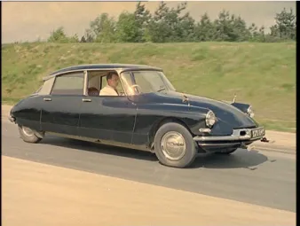 Figure 1.1: 1960 British self-driving car that interacted with magnetic cables that were embedded in the road