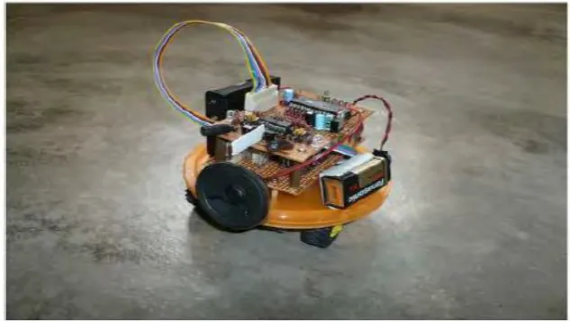 Figure 2.3: PIC Based Mobile security robot Figure 2.2 :  