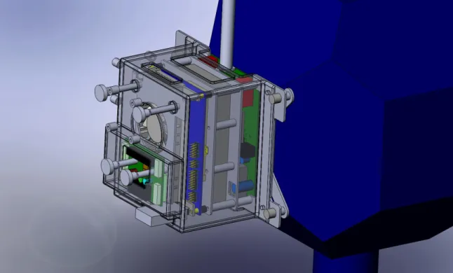 Figure 2-12: CAD Design of Avionics Stack