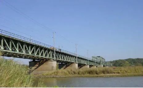 Fig. 11:  Railway bridge over the Oder in September 2005 