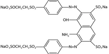 Figure 1. Structure of Reactive Black 5 