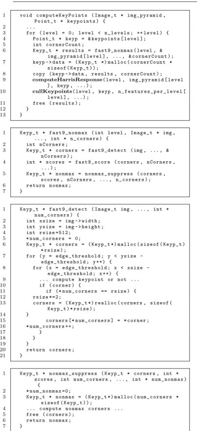 Fig. 4 The orb run function modified to execute under the StreamDrive runtime.
