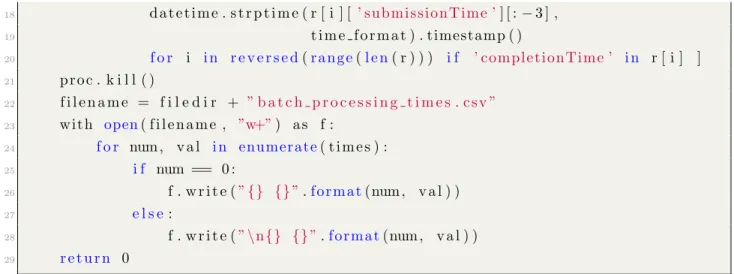 Table 6.1: Different input loads used for Batch Mode (BM) and Streaming Mode (SM). We present the sample rate they simulate (i.e
