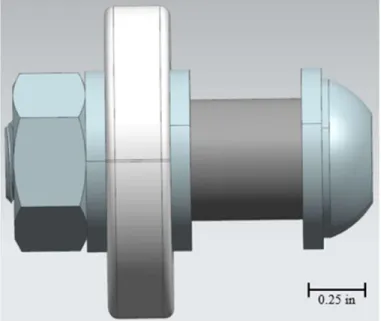 Figure 4.6: Side View of Assembly of Link 3 and Linear Spiral Torsional Spring