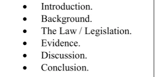 Table 5. General macrostructure summary in England and Wales judgments 
