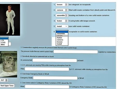 Figure 2. Fragment of post-reading tasks. 