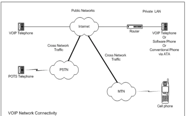 Figure 2-4: VoIP Network Connectivity 