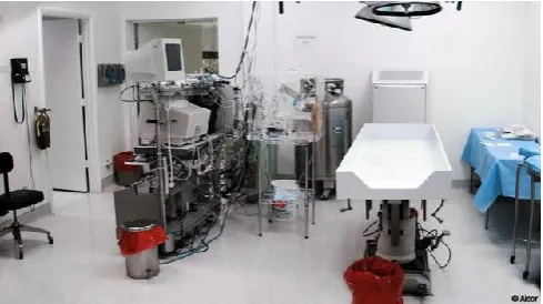 Figure 1. In the operating theatre, the body is treated to avoid freezing damage, and the head removed if requested (Courtesy of Alcor Life Extension Foundation) 