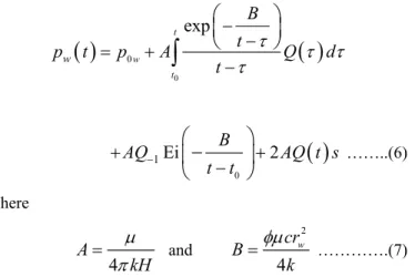 Fig. 2 and Fig. 3 show example calculations illustrating the  comments about the exponential integral