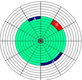 Fig. 3-8 Cell model with Quantisation Cells (QC) 