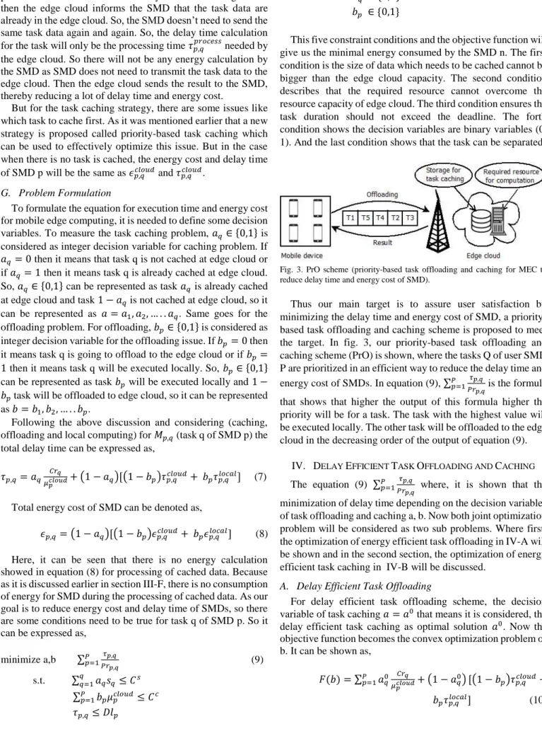 Fig.  3.  PrO  scheme  (priority-based  task  offloading  and  caching  for  MEC  to  reduce delay time and energy cost of SMD)
