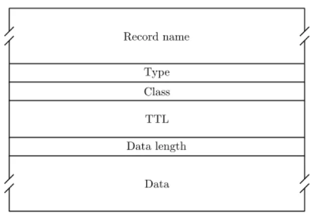 Figure 2.2: DNS record format.