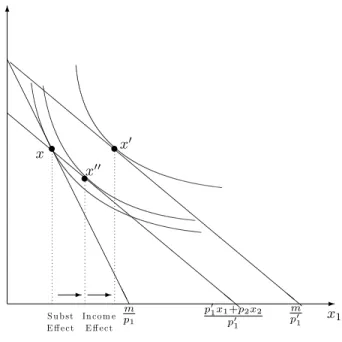 Figure 9: Substitution and Income E¤ects