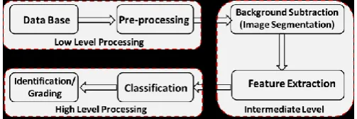 Figure 1. Generalized block diagram of identification and classification of mango fruits