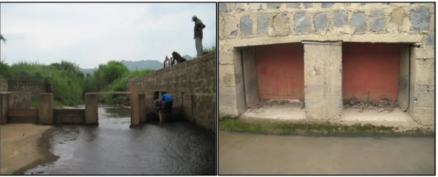 Figure 9. Drains constructed by UNVDA to guard against floods in the Ndop Plain. 